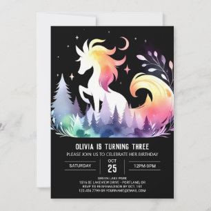 Invitación Cumpleaños de los caballos modernos