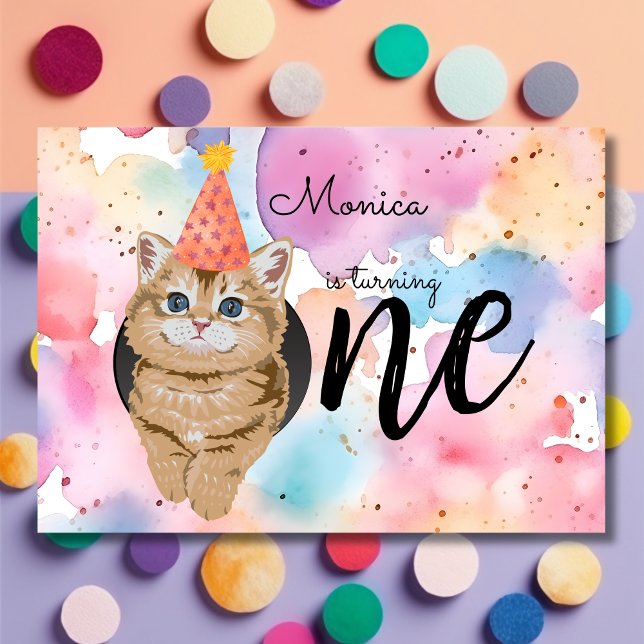 Invitación Cumpleaños de los gatitos (Subido por el creador)