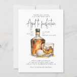 Invitación Cumpleaños de los hombres de Whiskey y golf<br><div class="desc">Celebra la edad refinada con nuestra invitación "Whiskey Golf Birthday Bash: Aged to Perfection". Adaptada para el caballero que aprecia una ronda de golf y un whisky fino, esta invitación combina la sofisticación con un toque de espíritu lúdico. Es la manera perfecta de iniciar las festividades para el hombre maduro...</div>