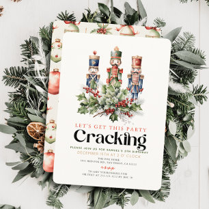 Invitación Cumpleaños de los Navidades de Cracking Nutcracker