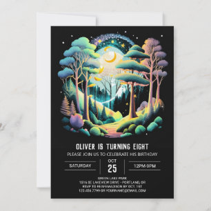 Invitación Cumpleaños de los niños de Boho Woodland