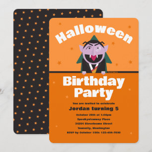 Invitación Cumpleaños de los niños de Halloween en Plaza Sésa