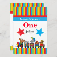 Cumpleaños de los niños de la diversión del circo