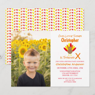 Invitación Cumpleaños de los niños de la pequeña Turquía