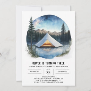 Invitación Cumpleaños de los Niños Mágicos de la Montaña