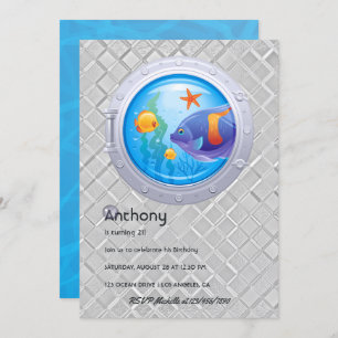 Invitación Cumpleaños de los Niños Náuticos