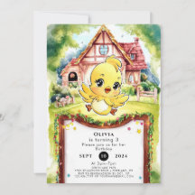 Cumpleaños de los niños pasteles de pollo