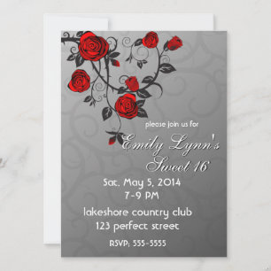 Invitación Cumpleaños de los Rosas encantados