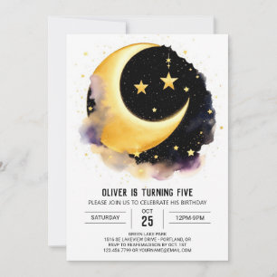 Invitación Cumpleaños de los sueños celestes