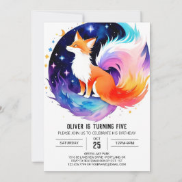 Invitación Cumpleaños de los Sueños de la Red Fox