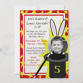 Invitación Cumpleaños de Magic Me