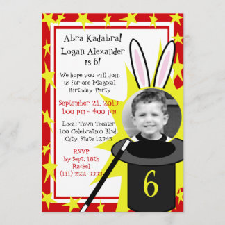Invitación Cumpleaños de Magic Me