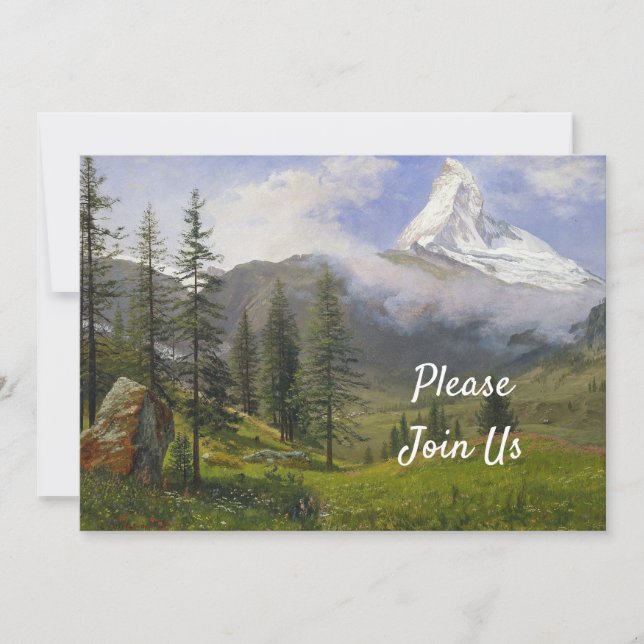 Invitación Cumpleaños de Matterhorn (Anverso)