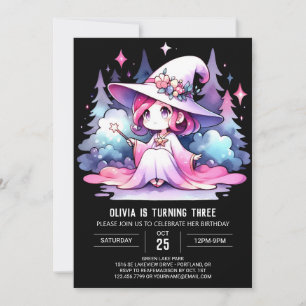 Invitación Cumpleaños de Mystical Sweet Wizard