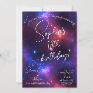 Invitación Cumpleaños de Nebula
