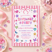 Cumpleaños de niña con tema de gema caprichosa