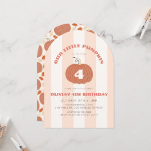 Invitación Cumpleaños de niña de cualquier edad de Little Pum