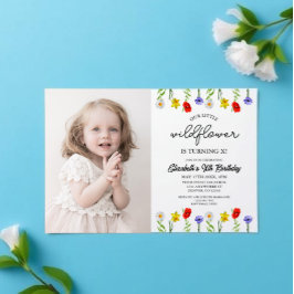 Invitación Cumpleaños de niña de Little Wildflower Kids