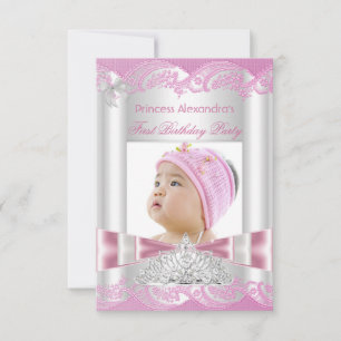 Invitación Cumpleaños de niña princesa pequeña sesión de foto