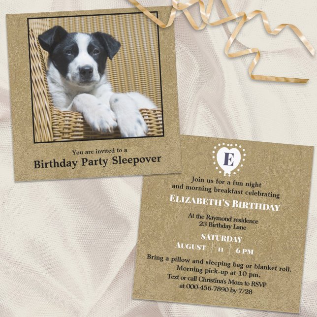 Invitación Cumpleaños de Niño con Foto Personalizada de Perri (Subido por el creador)