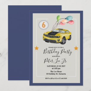 Invitación CUMPLEAÑOS DE NIÑO DE CUALQUIER EDAD - Fiesta de C