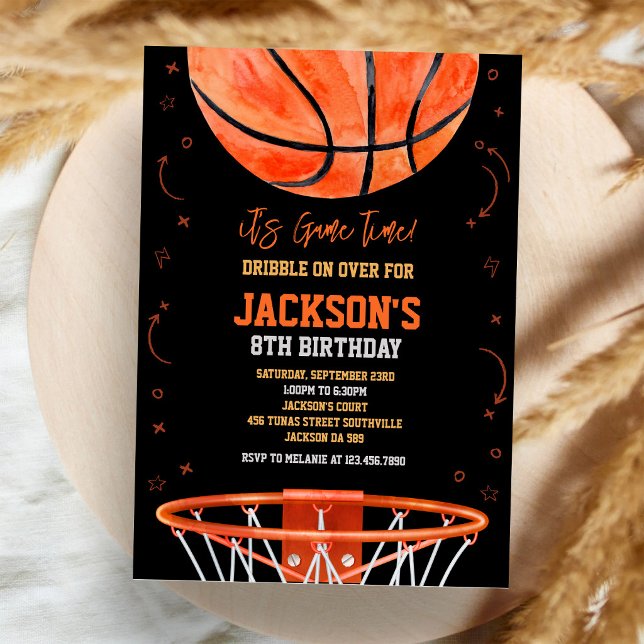Invitación Cumpleaños de Niño Deportes Es Hora de Jugar Balon (Subido por el creador)