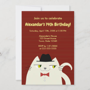 Invitación Cumpleaños de Niño Divertido