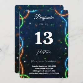 Invitación Cumpleaños de niño editable