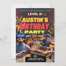 Invitación Cumpleaños de niño o niña jugador de cualquier eda
