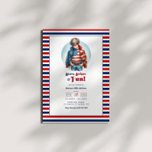 Cumpleaños de Niño Todo Americano | Estrellas, Fra