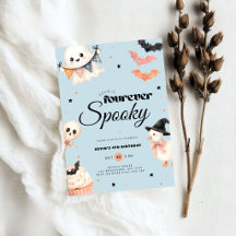 Cumpleaños de Niños Azul Halloween Fourever Espelu