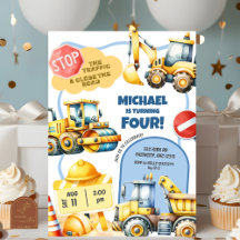 Cumpleaños de niños de construcción