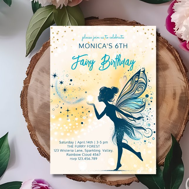 Invitación cumpleaños de niños de Magic Fairy (Subido por el creador)