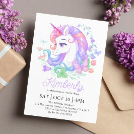 Invitación Cumpleaños de niños de todas las edades de Cute Un