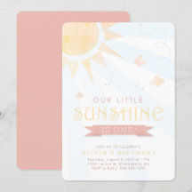 Cumpleaños de nuestra Mariposa Sunshine Little Wat