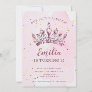 Invitación Cumpleaños de nuestra princesa Tiara
