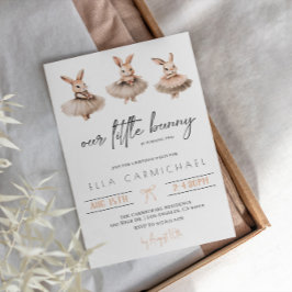 Invitación Cumpleaños de nuestro conejito