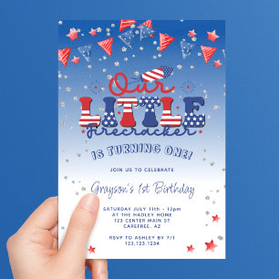 Invitación Cumpleaños de Nuestro Pequeño Niño Petardo 1