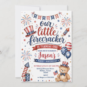 Invitación Cumpleaños de nuestro pequeño petardo
