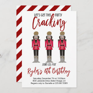 Invitación Cumpleaños de Nutcracker