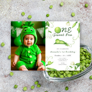 Invitación Cumpleaños de One Sweet Pea