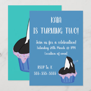 Invitación Cumpleaños de Orca