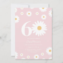 Cumpleaños de Patrón Floral Retro Sesenta Años