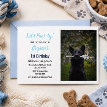 Cumpleaños de perro personalizado Huella de pata a