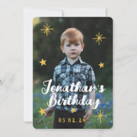 cumpleaños de personalizado Photo Cute Tiger