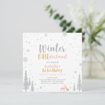 Cumpleaños de plata y oro de invierno Onederland p