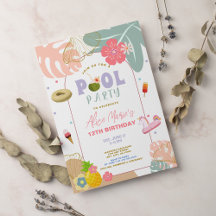 Cumpleaños de playa de piña de verano tropical