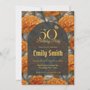 Invitación Cumpleaños de primavera personalizado con tema de