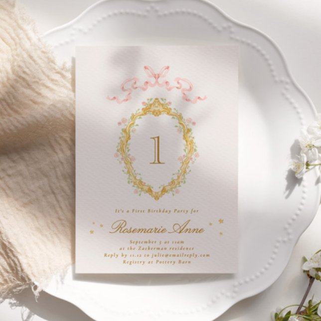 Invitación Cumpleaños de princesa de cuento de hadas grande y (Subido por el creador)