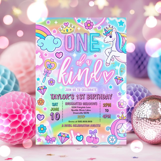 Invitación Cumpleaños de princesa de cuento de hadas único 1e (Subido por el creador)